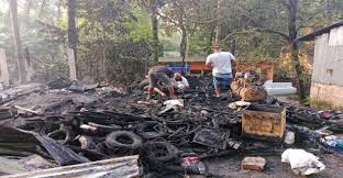 কাপ্তাইয়ে ৮ দোকান ও সিএনজি পুড়ে ক্ষতি অর্ধকোটি