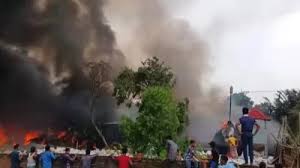 কাশিমপুরে বিগবস কারখানায় আগুন দিয়েছে শ্রমিকরা