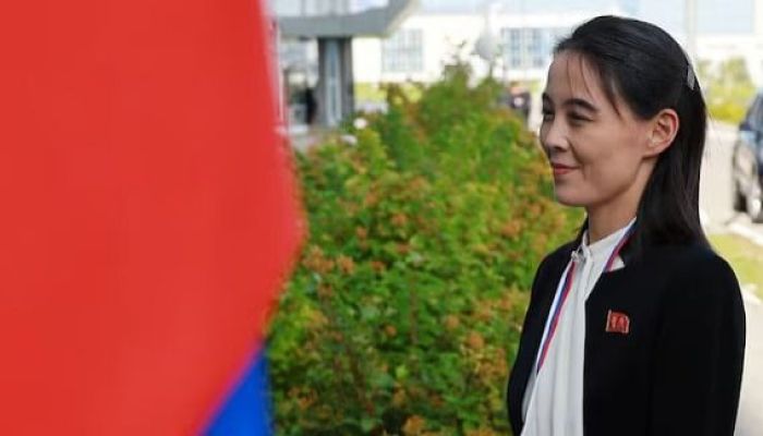 রাশিয়ায় অস্ত্র আদান–প্রদানের কথা অস্বীকার করলেন কিমের বোন