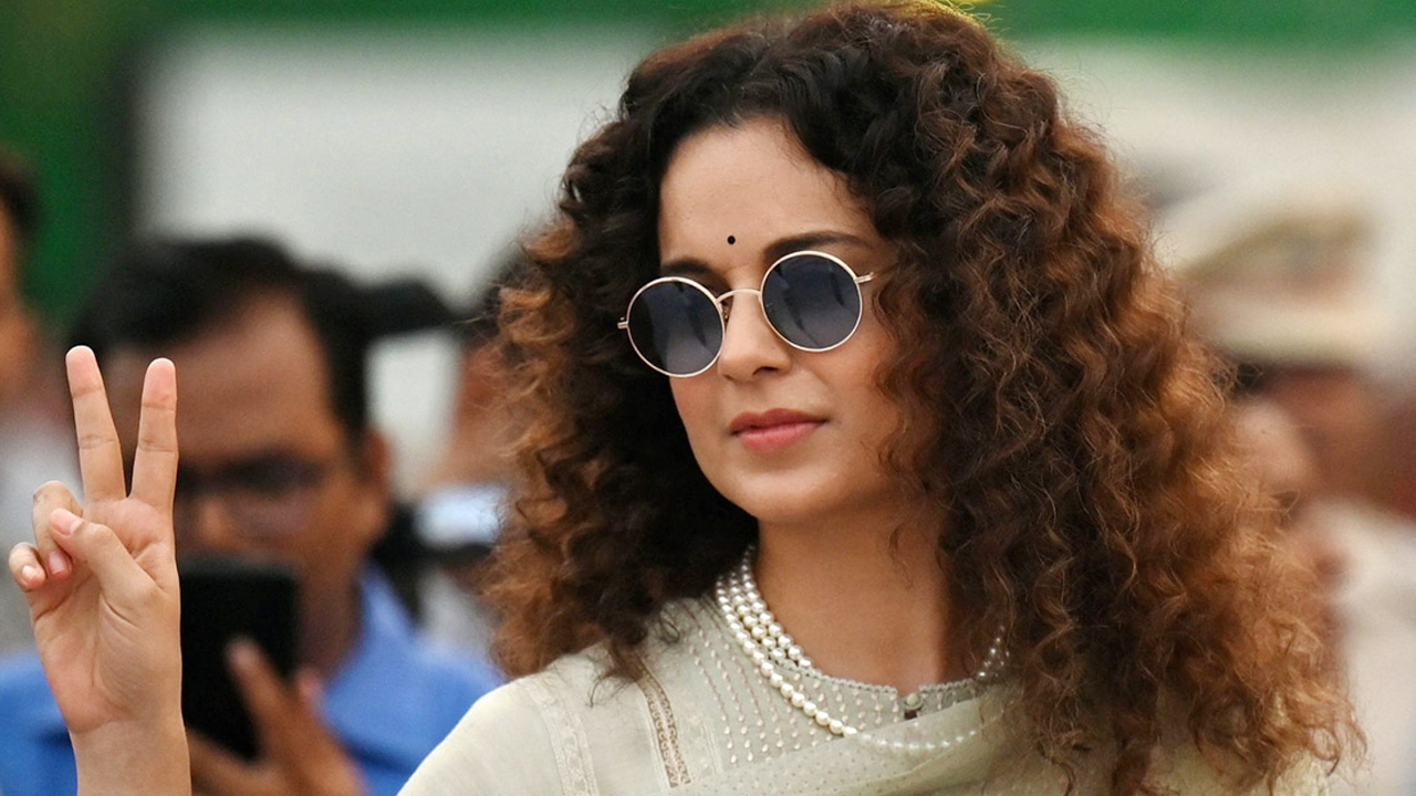 ভোটের মাঠ কাঁপালেন কঙ্গনা