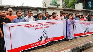 নৃশংসতার বিচারের দাবিতে ক্রীড়া সাংবাদিকরা