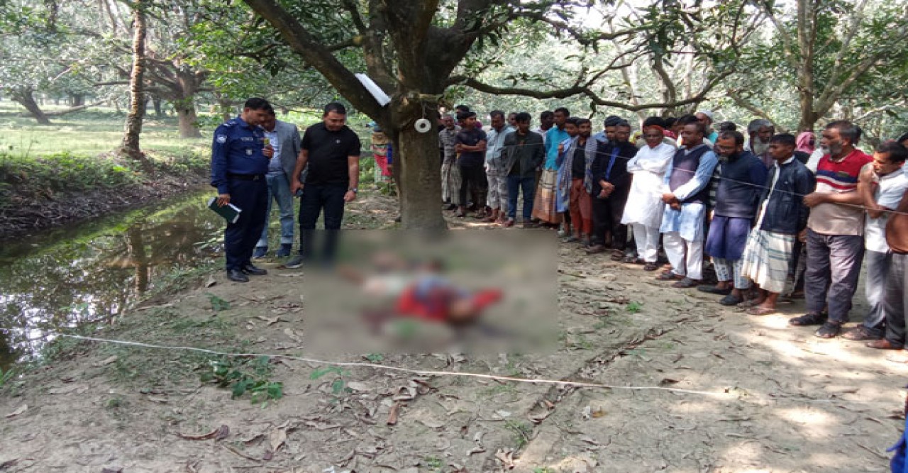 আমবাগানে পড়েছিল কৃষকের গলাকাটা মরদেহ