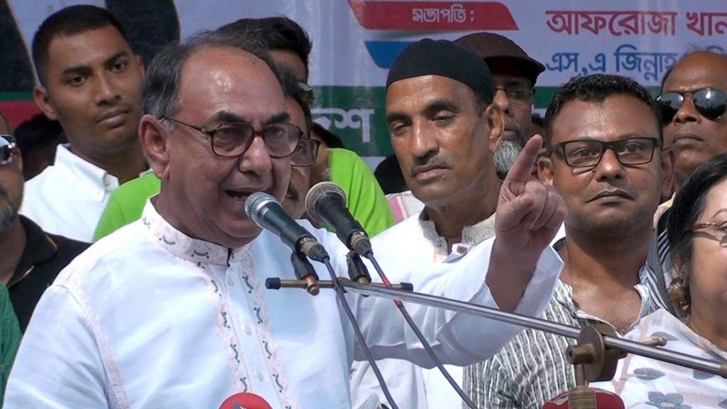 দেশে অরাজকতা নয়, সরকারকে কাজ করতে দিন: মির্জা আব্বাস