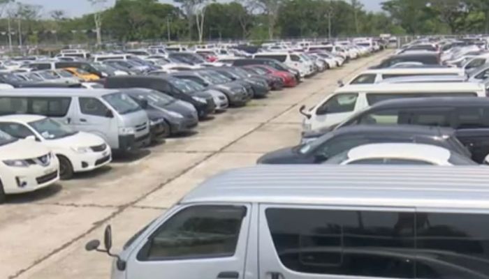 মোংলায় আমদানিকৃত ১০৭টি গাড়ি নিলামে উঠছে