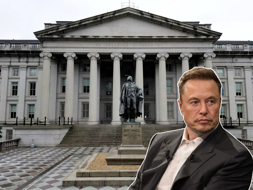 মার্কিন ট্রেজারি বিভাগের অর্থ লেনদেন ব্যবস্থার নিয়ন্ত্রণ এখন মাস্কের হাতে