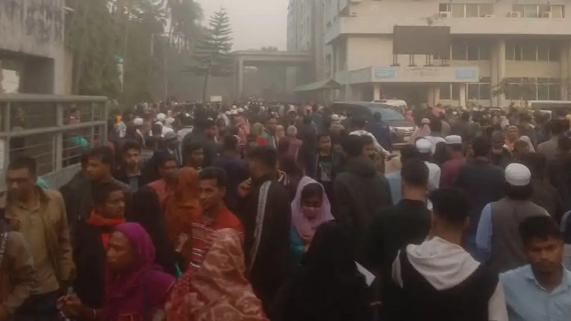 ময়মনসিংহ মেডিকেল কলেজ হাসপাতালে আগুন