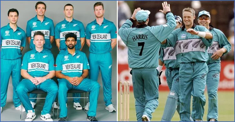 জার্সিতে ১৯৯৯ বিশ্বকাপের স্মৃতি ফিরিয়ে আনলো নিউজিল্যান্ড