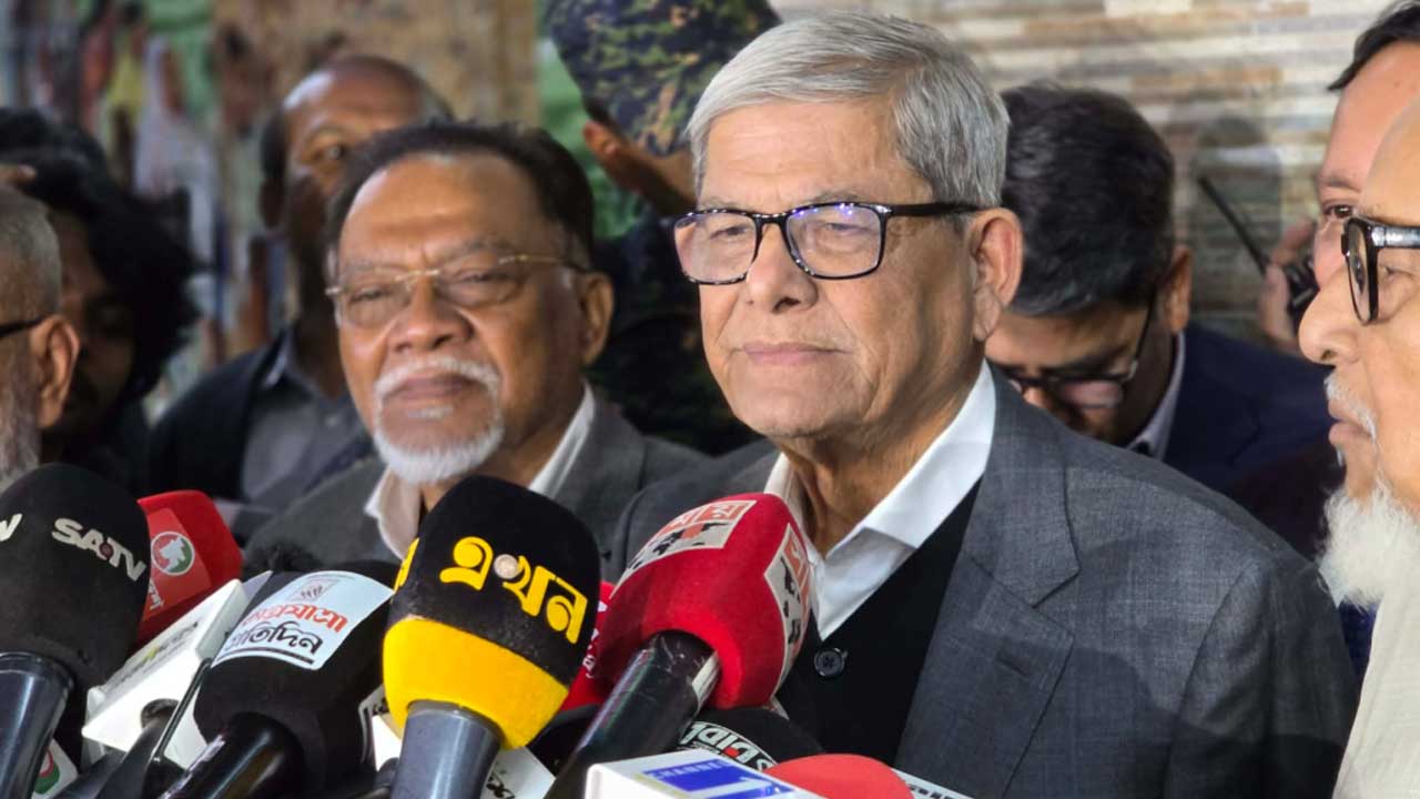 পোস্টাল ব্যালটে পক্ষপাতিত্ব করা হয়েছে : মির্জা ফখরুল