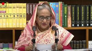 সংবাদ সম্মেলনে প্রধানমন্ত্রী