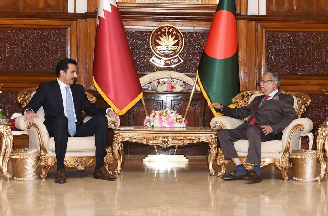 আরও দক্ষ ও আধাদক্ষ কর্মী নিতে কাতারের আমিরের প্রতি রাষ্ট্রপতির আহ্বান