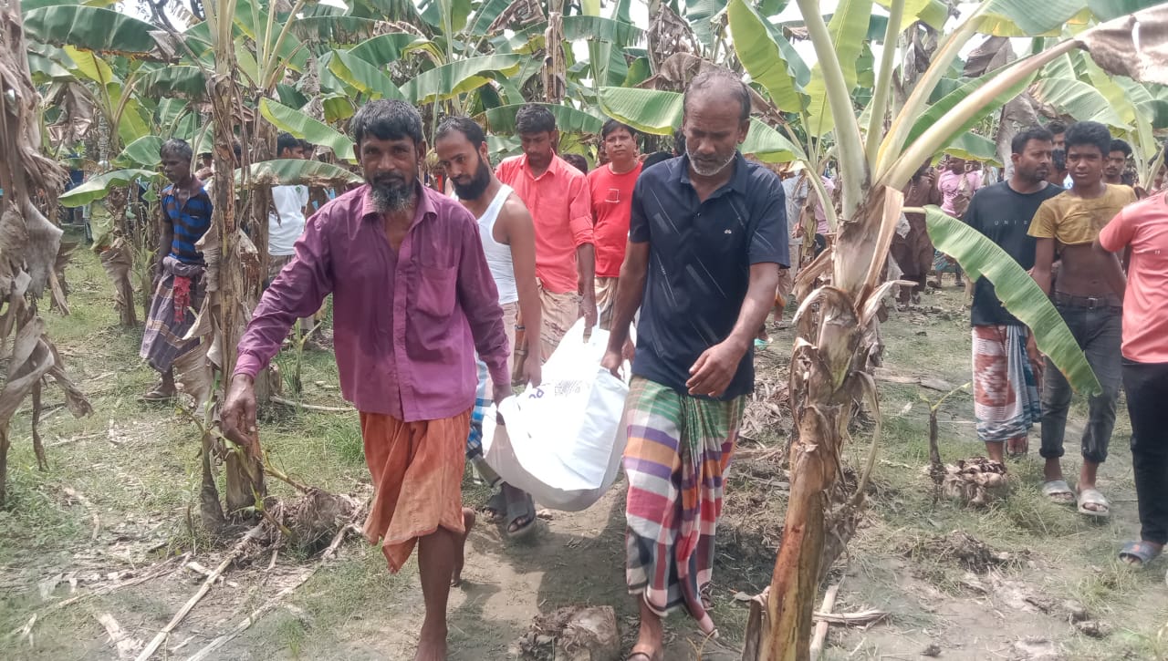 রাজশাহীর পুঠিয়ায় কলাবাগান থেকে ১ জনের লাশ উদ্ধার