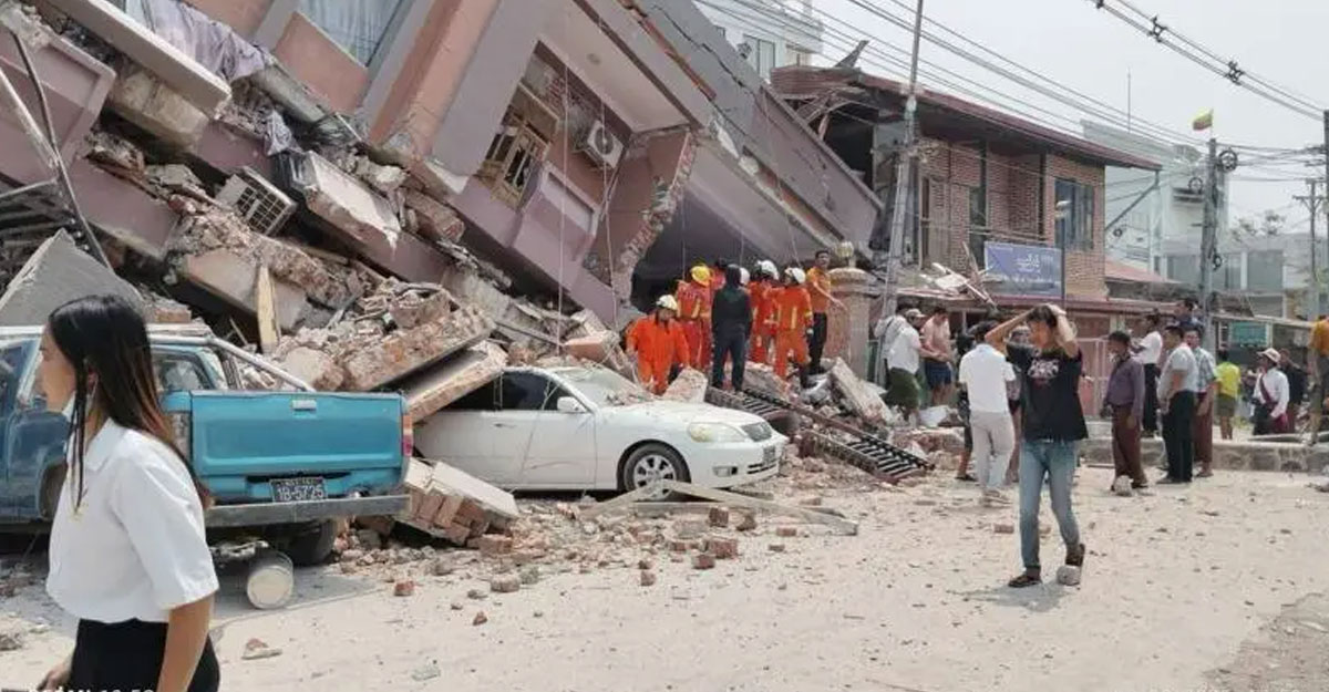 মিয়ানমারে ভূমিকম্পে নিহতের সংখ্যা হাজার ছাড়াল