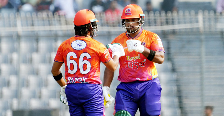 রাব্বির বিধ্বংসী ইনিংসে বিশাল পুঁজি রাজশাহীর