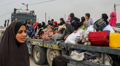 ইসরায়েলি ট্যাংক আসার খবরে রাফাহ ছেড়ে পালিয়েছে সাড়ে ৪ লাখ মানুষ