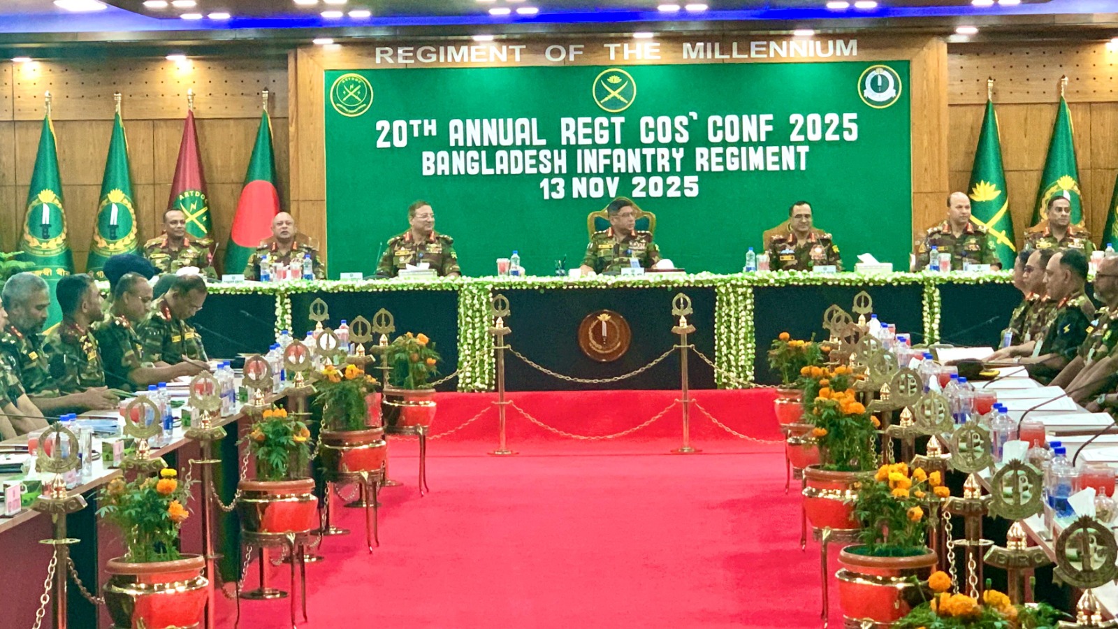 রাজশাহী সেনানিবাসে ইনফ্যান্ট্রি রেজিমেন্টের বাৎসরিক অধিনায়ক সম্মেলন অনুষ্ঠিত