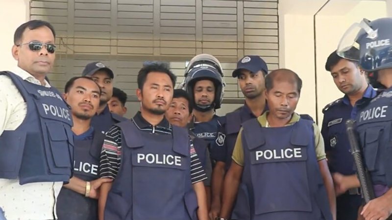 কেএনএফর সঙ্গে সম্পৃক্ততা, রুমা ছাত্রলীগ সভাপতিসহ ৭ জন কারাগারে