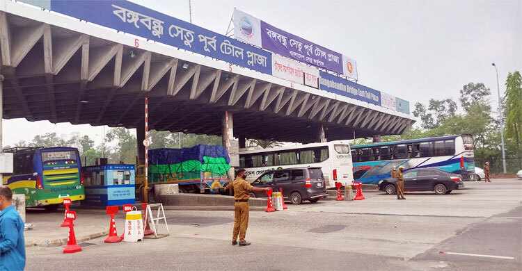 ২৪ ঘণ্টায় বঙ্গবন্ধু সেতুতে টোল আদায় আড়াই কোটি টাকা