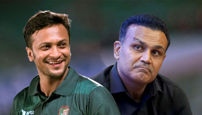 সাকিবকে নিয়ে ফের বিস্ফোরক মন্তব্য শেবাগের