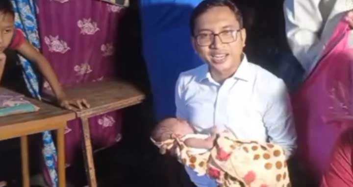 আশ্রয়কেন্দ্রে জন্ম নেওয়া শিশুর নাম রাখলো ‘বন্যা’