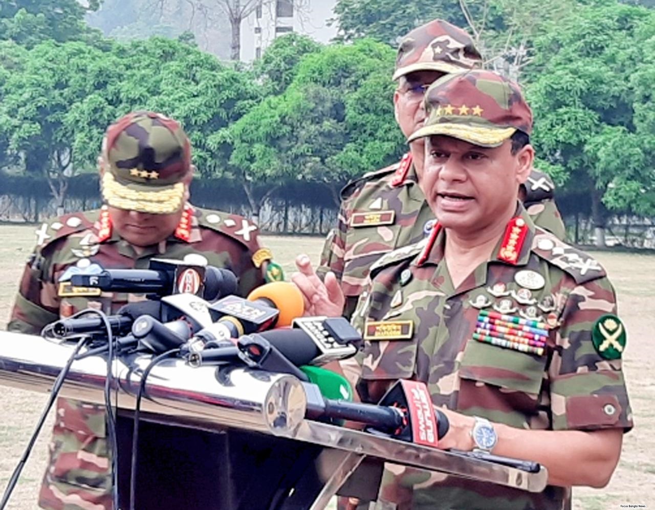 বান্দরবানে কম্বাইন্ড অপারেশন শুরু : সেনাপ্রধান