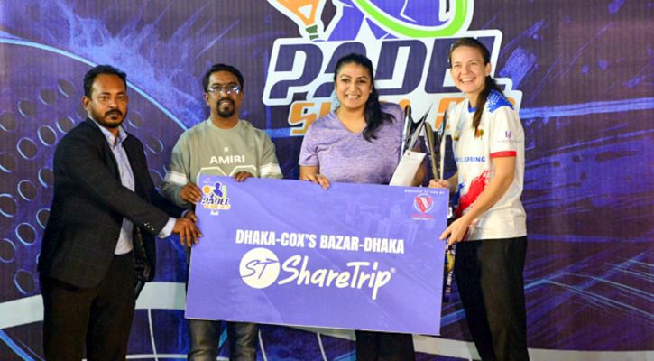 বসুন্ধরা স্পোর্টস সিটিতে পর্দা নামলো প্যাডেল স্ল্যাম ২.০ টুর্নামেন্টের