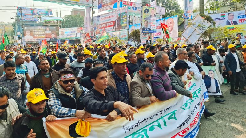 রাজপথে জনস্রোত, মিছিলের নগরী সিলেট