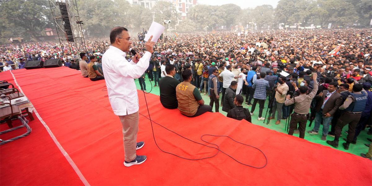 সরকারে গেলে ১০ হাজার টাকা পর্যন্ত কৃষিঋণ মওকুফ: তারেক রহমান