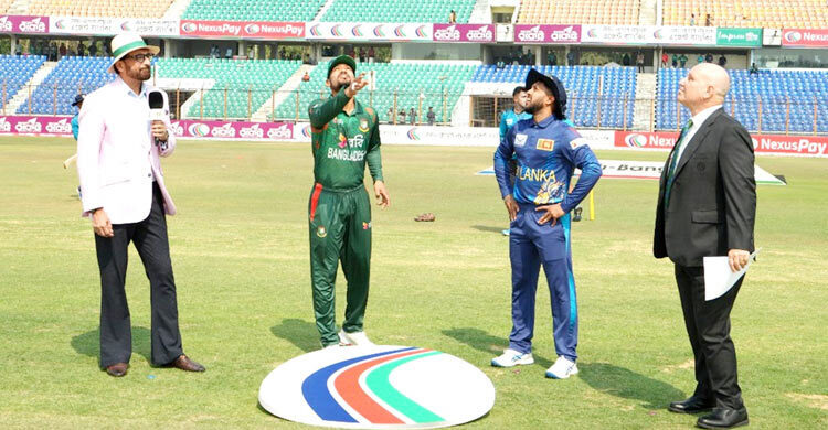 টস জিতে বাংলাদেশকে ব্যাটিংয়ে পাঠালো শ্রীলঙ্কা