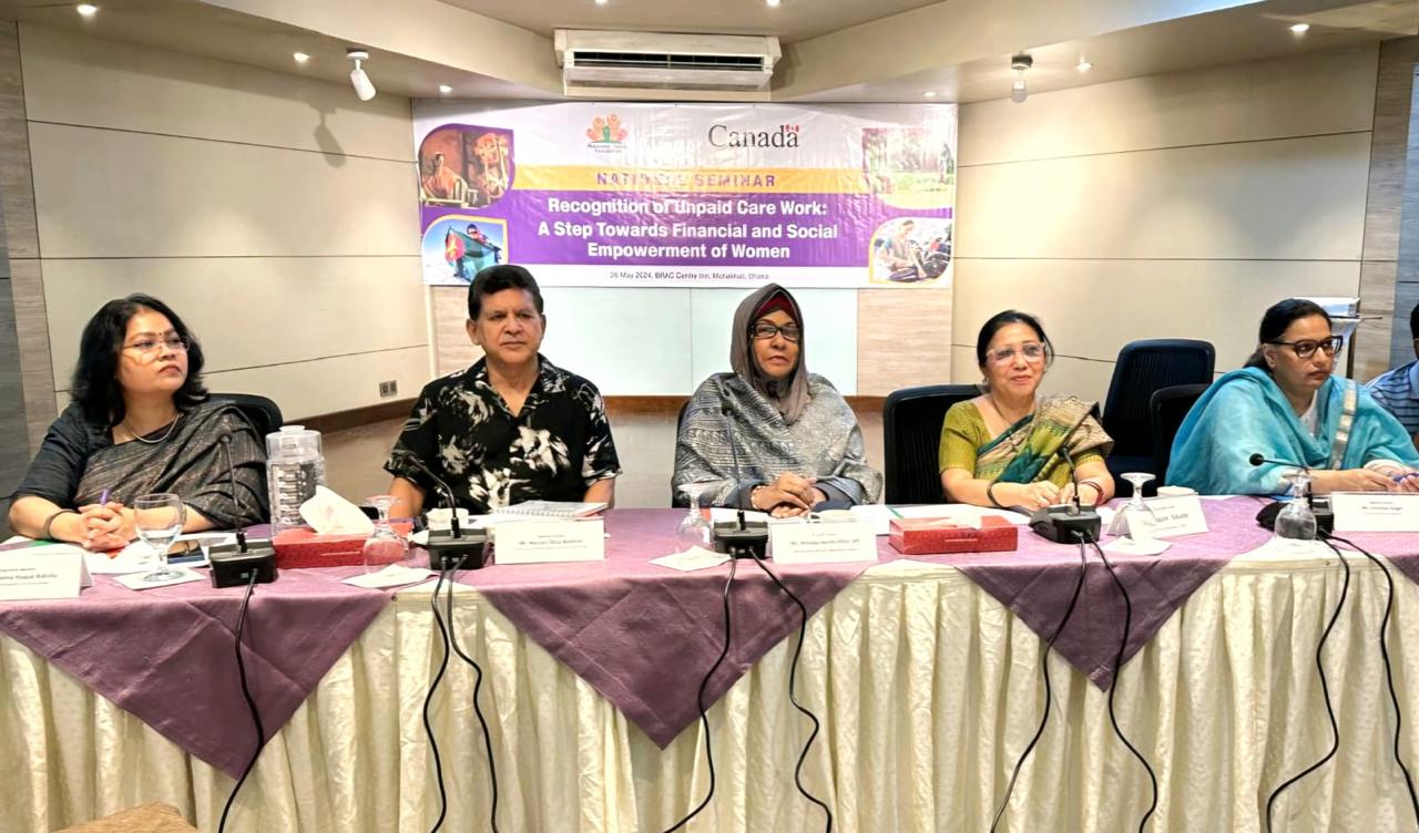 ‘নারীর অবৈতনিক কাজের স্বীকৃতি ছাড়া স্মার্ট বাংলাদেশের ইকোনমি স্মার্ট হবে না’