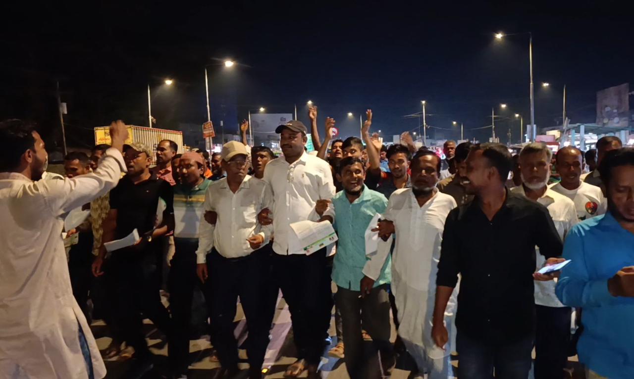 পটুয়াখালী-১ আসন: বিএনপির প্রার্থী আলতাফের অনুসারীদের আনন্দ মিছিল